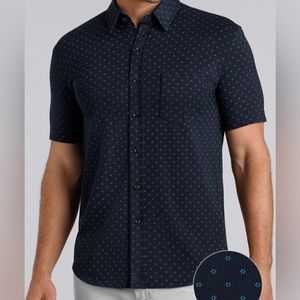 NWT Men's Buttercloth Eden Moonlight Icy Cotton Shirt, Slim-fit Large